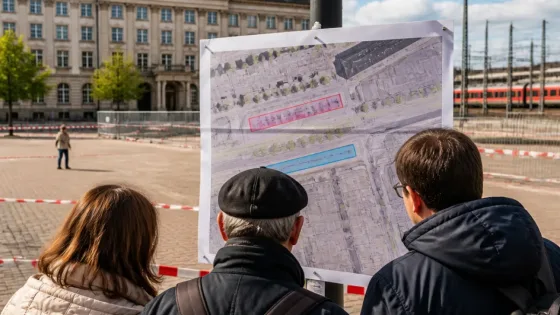 Krefeld: Streit um Standort am Obergplatz – Grüne verlangen Aufklärung von der Bahn