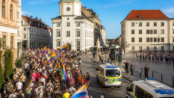 Mehr als 750 Menschen bei CSD in Görlitz – friedlicher Ablauf trotz Gegenprotest