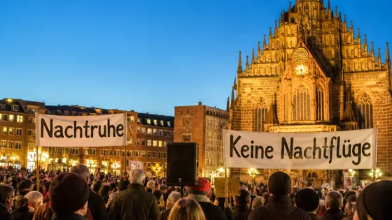 Nürnberg: Anwohner klagen über Nachtflüge – Forderung nach Nachtruhe und schrittweisem Abbau