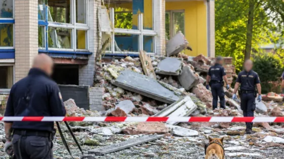 Teilweise Einsturz der Martin‑Luther‑Kita in Wolfsburg nach Explosion – Ursache unklar