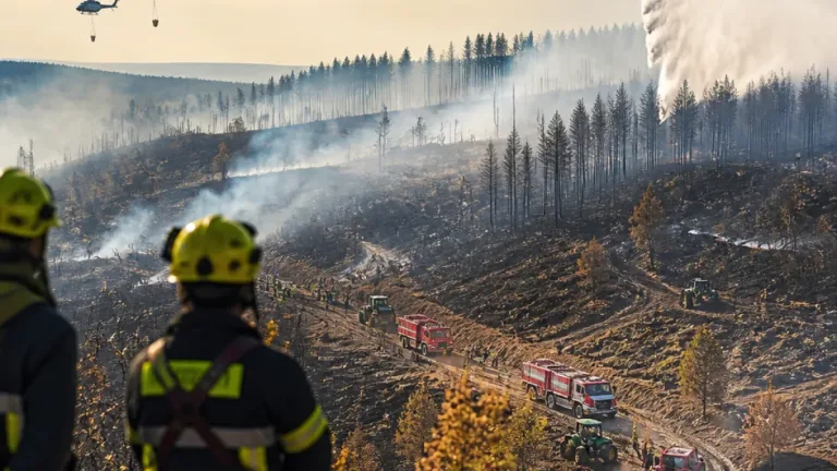 339 Hektar verbrannt: Hürtgenwald wird größter Waldbrandfall in NRW seit Jahrzehnten