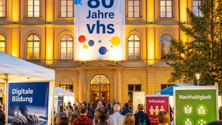 80 Jahre vhs in Bamberg: Bildungsort zwischen Tradition und Zukunft