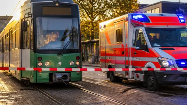 85-Jährige bei Zusammenstoß mit Stadtbahn in Hannover-Misburg schwer verletzt