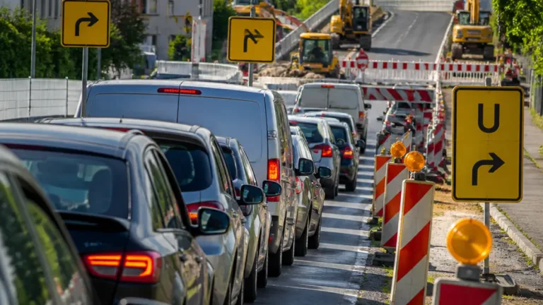 A3-Baustelle sorgt in und um Aschaffenburg für Blechlawinen und Verwirrung