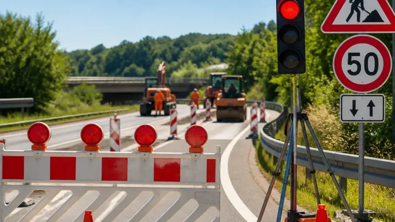 Abfahrt B 405 bei Saarwellingen bleibt bis 13. August gesperrt – Lichtsignal regelt anschließend den Verkehr