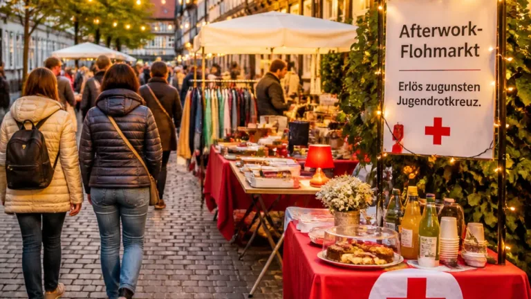 Afterwork-Flohmarkt in Celle: Trödeln nach Feierabend zugunsten des Jugendrotkreuzes