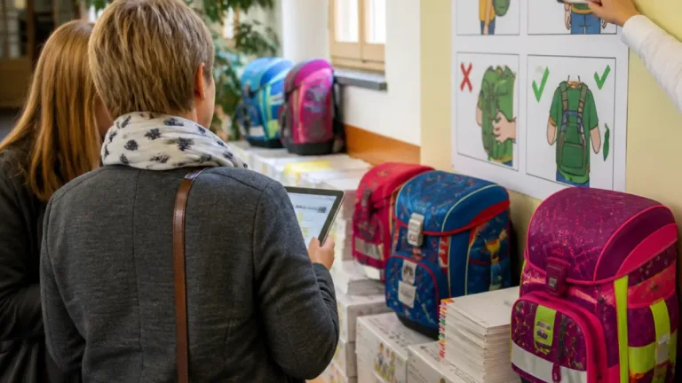AOK-Aktion „Schulranzen Fit“ in Bamberg: Tipps und Material für rückengesunde Grundschüler