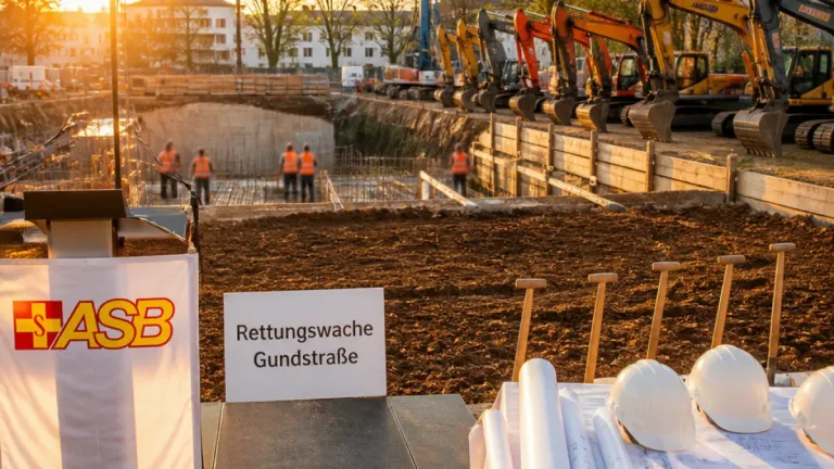 ASB beginnt Bau der neuen Rettungswache an der Gundstraße in Erlangen