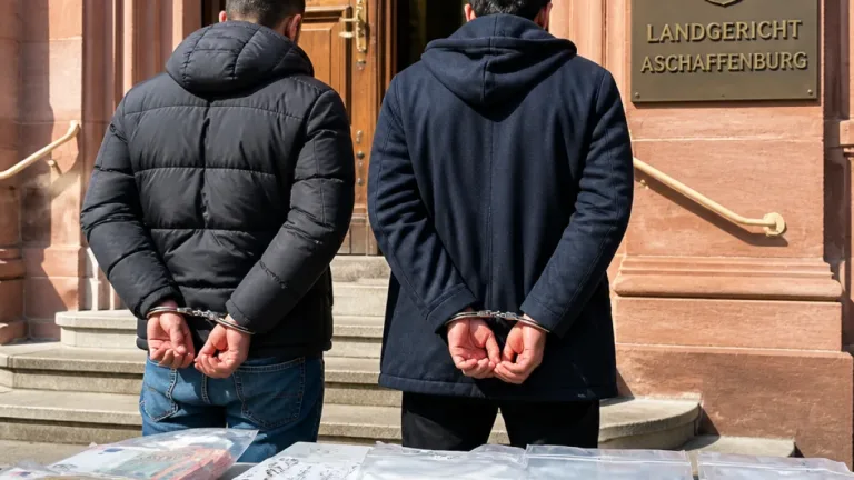 Aschaffenburg: Urteil nach Serie von Einbrüchen — zwei Männer schuldig gesprochen