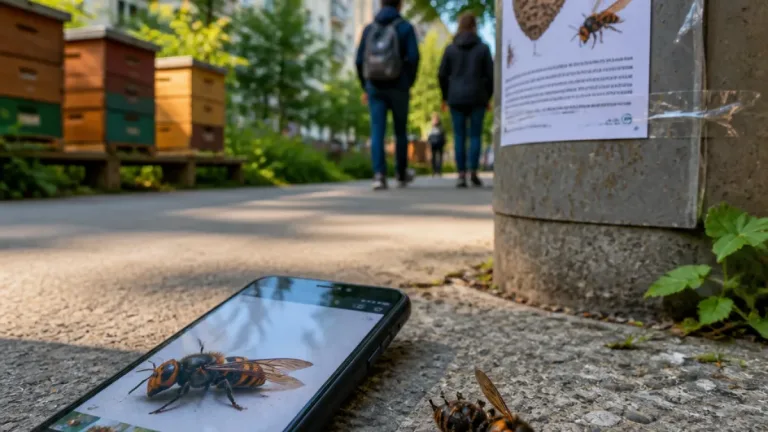 Asiatische Hornisse in Berlin‑Neukölln entdeckt – NABU warnt vor genauer Beobachtung