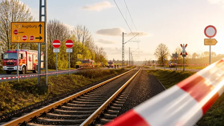 Augsburg: Bahnstrecke nach Ulm vorübergehend gesperrt wegen Entschärfung von fünf Bomben