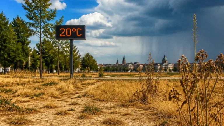 Augsburg erwartet Ende der Rekorddürre: Regen und deutlicher Temperaturrückgang angekündigt
