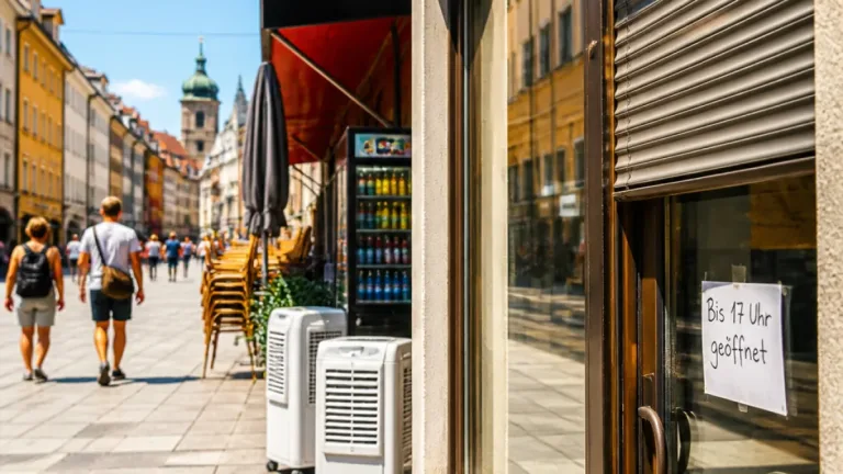 Augsburg: Hitzesommer drückt Umsatz, Betriebe reagieren mit früheren Schließungen