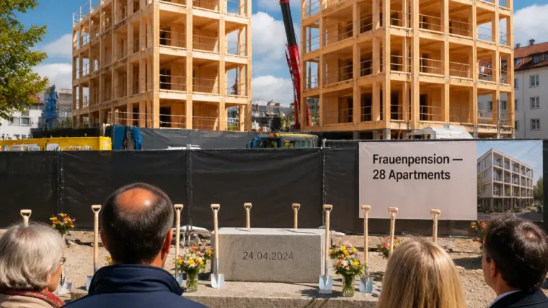 Augsburg-Pfersee: Neue Frauenpension mit 28 Apartments für von Obdachlosigkeit Betroffene