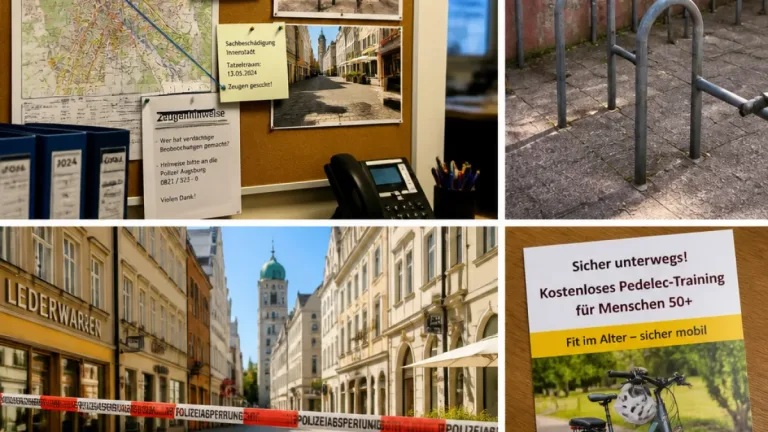 Augsburg: Polizei meldet Hundebiss, E‑Bike-Diebstahl und kostenlose Pedelec-Trainings