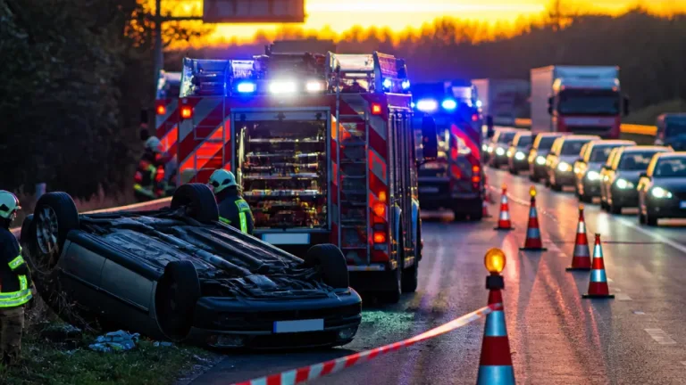 Auto überschlägt sich in Sterkrade: Feuerwehr Oberhausen bei zwei Einsätzen an einem Abend