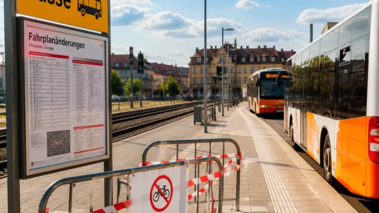 Bamberg: Vier Wochen Bauarbeiten zwischen Bamberg und Würzburg führen zu umfassenden Zugausfällen