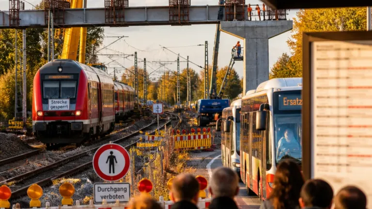 Bauarbeiten: Bahnstrecke Magdeburg–Halberstadt bis 22. September gesperrt