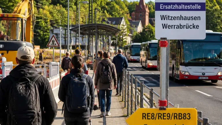 Bauarbeiten zwischen Kassel und Göttingen: Wochenlange Einschränkungen im Regionalverkehr