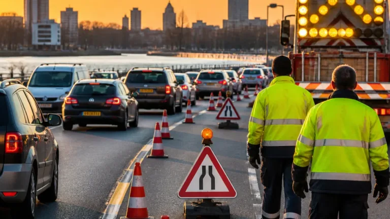 Baustelle auf der B9 in Ludwigshafen am Rhein sorgt für Verkehrseinschränkungen