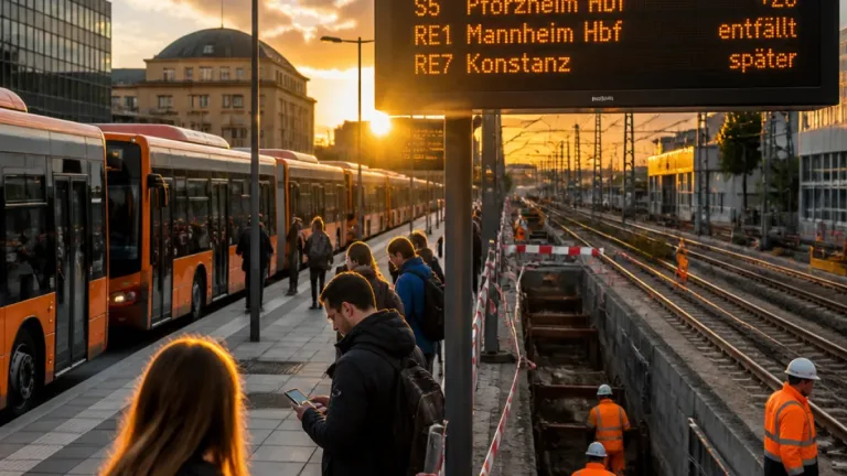 Baustelle im Regionalverkehr: Zugausfälle und Ersatzbusse betreffen Karlsruhe