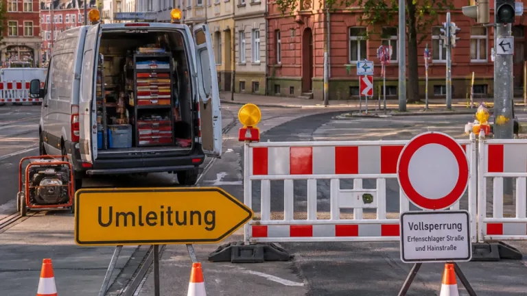 Baustellen in Chemnitz: Neue Sperrungen und Umleitungen ab der zweiten Septemberwoche