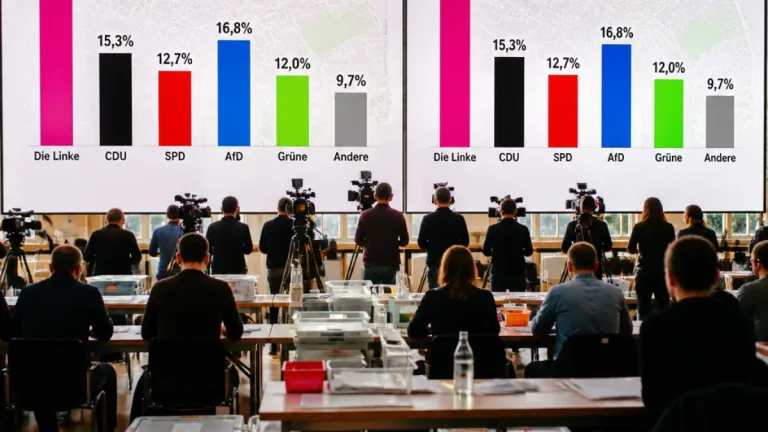 Berlin: Linke deutlich vorn – CDU und SPD erleiden starke Verluste