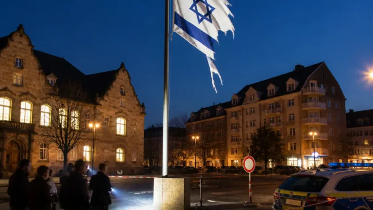 Beschädigte Israel-Flagge am Luitpoldplatz sorgt in Bayreuth für Ermittlungen