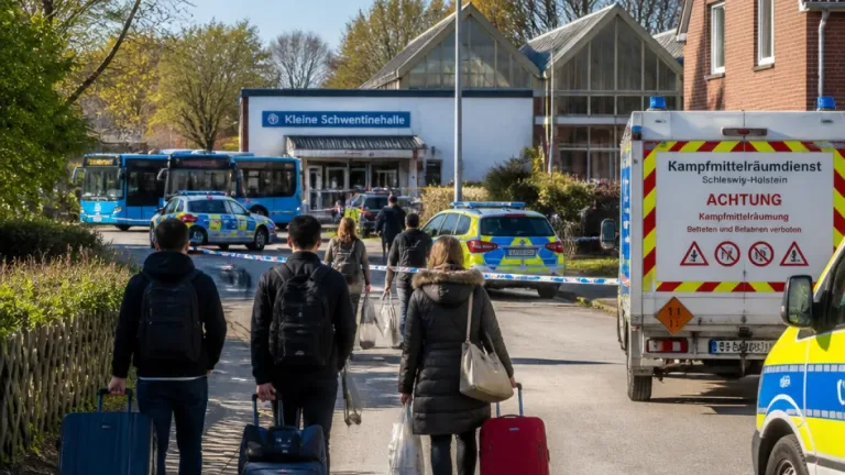 Beschädigte Weltkriegsbombe: Evakuierung rund um Kiel-Schwentinental beginnt