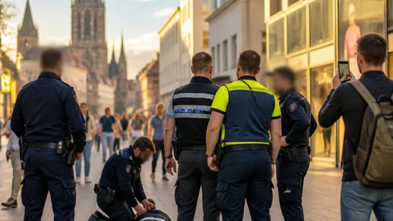 Betrunkener greift Ordnungsdienst und Polizei in Ulm an – Anzeigen angekündigt