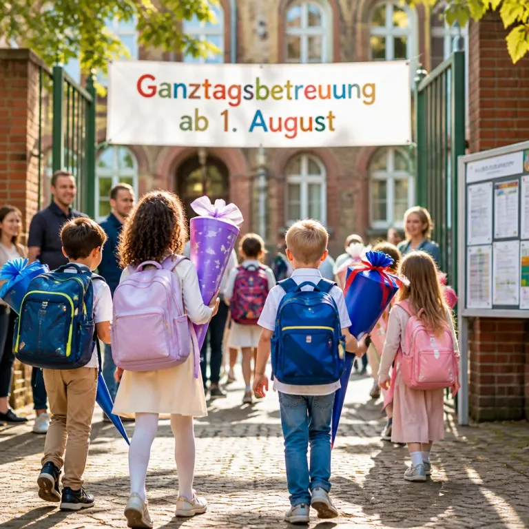 In Hessen beginnen rund 58.400 Erstklässler – neuer Anspruch auf Ganztagsbetreuung gilt ab August