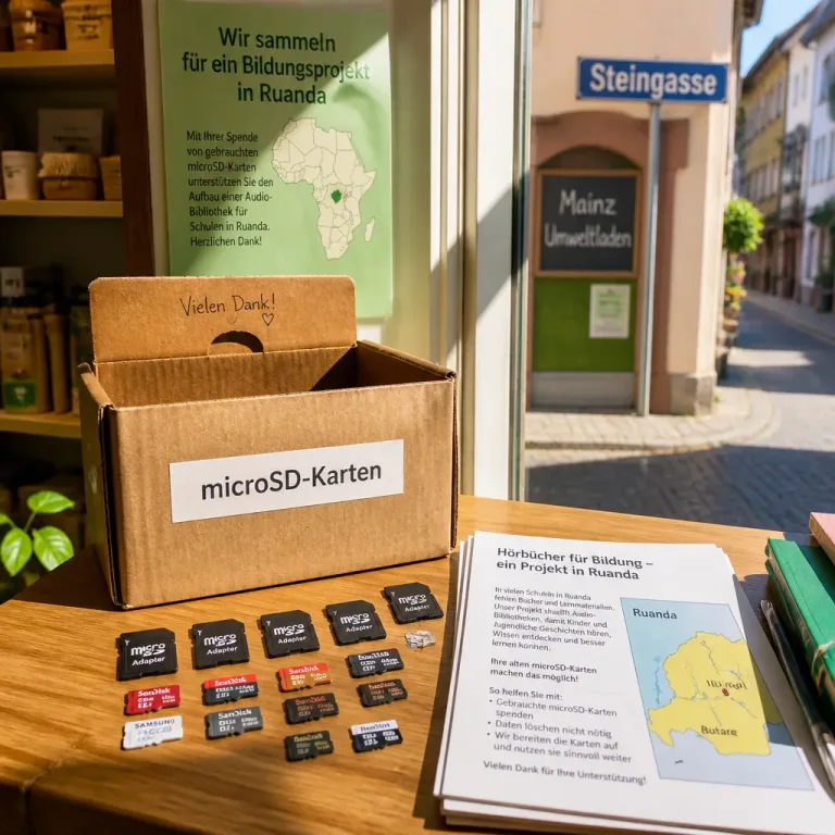 Mainz sammelt microSD‑Karten für Audiopedia‑Projekt: Bildung statt Elektroschrott