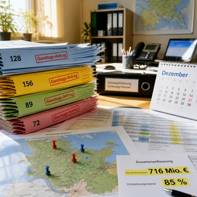 Schleswig‑Holstein will bis Jahresende über alle Ganztags‑Förderanträge entscheiden
