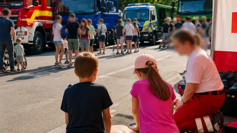 Blaulichttag in Koblenz-Lützel zieht Familien und Interessierte an