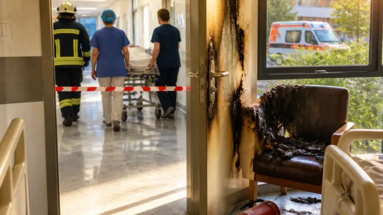 Bochum: Entstehungsbrand im Augusta-Krankenhaus – Patient schwer verletzt