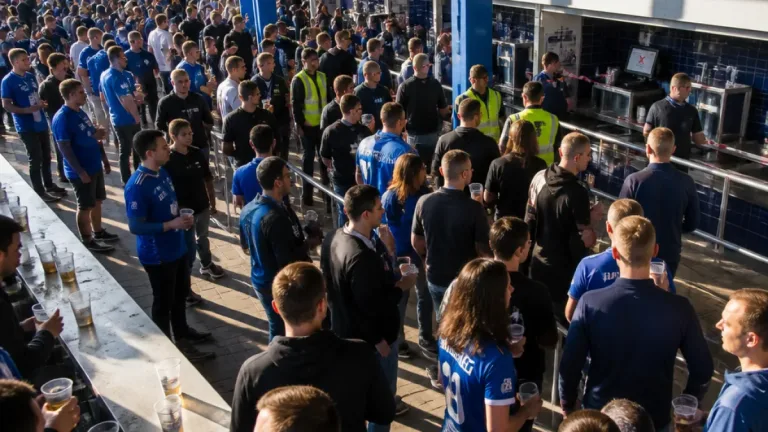 Bochum: VfL entschuldigt sich nach massiven Warteschlangen am Bierstand