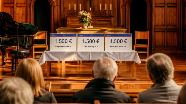 Bottrop: 4.500 Euro aus Charity‑Konzert stärken Kinderschutzbund, SonntagsSatt und Waldprojekt