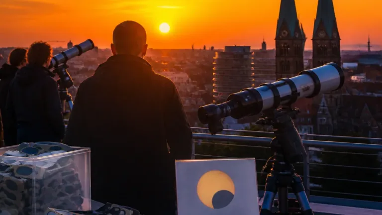 Bremen beobachtet partielle Sonnenfinsternis: Wann, wo und wie sicher schauen