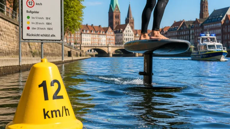 Bremen: Regeln und Risiken für E‑Foils auf der Weser
