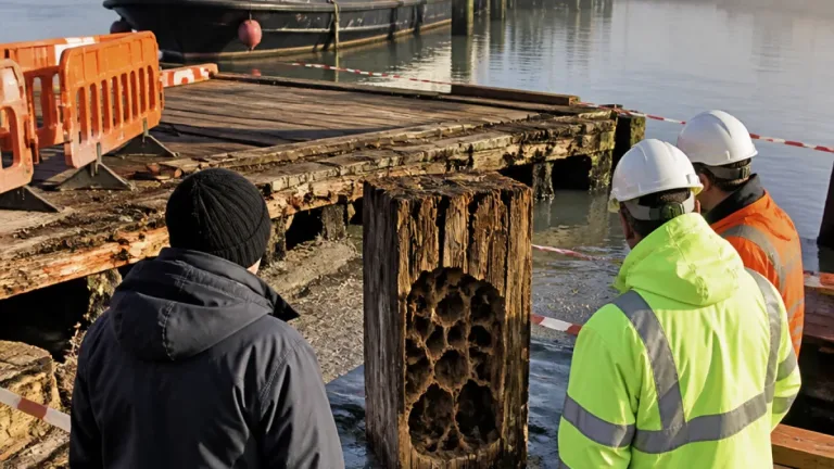 Bremerhaven: Holzwurm im Hafen — Bohrmuschel schwächt Kaianlagen und lahmt Verkehr