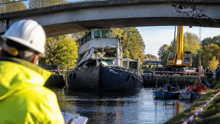 Brückenanprall auf Rhein‑Herne‑Kanal: Ablauf und Folgen für die Region Herne