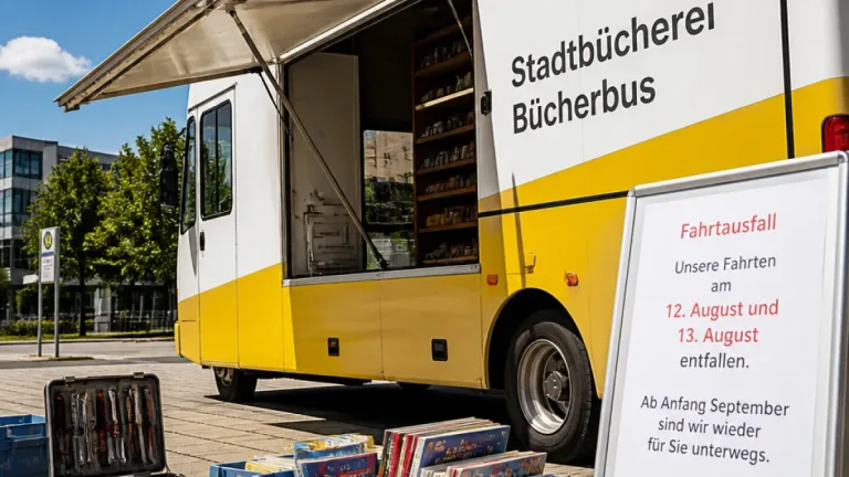 Bücherbus in Ingolstadt endet vorzeitig die Fahrtsaison nach technischem Defekt