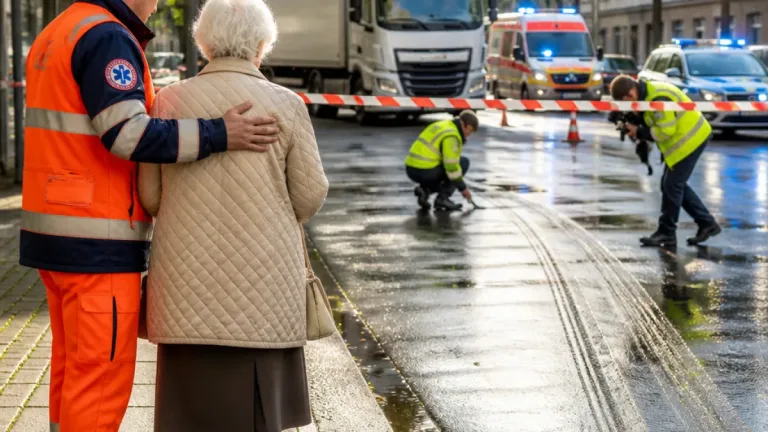 Charlottenburg: Rentner (85) bei Unfall auf Königin‑Elisabeth‑Straße von Sattelschlepper überrollt