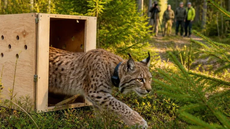 Chemnitz: Luchsin Lotta aus Tierpark freigelassen — nächster Schritt im RELynx-Projekt