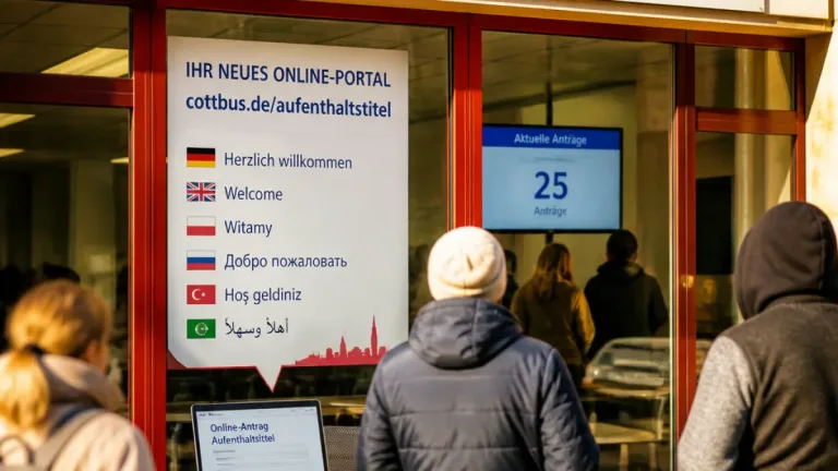 Cottbus startet digitalen Antrag für Aufenthaltstitel – 25 Eingänge am ersten Tag