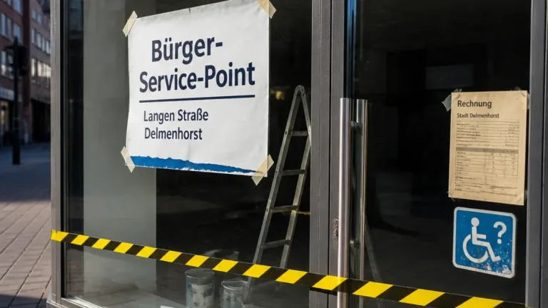 Delmenhorst: Eröffnung des Bürger‑Service‑Points verzögert sich – Miete läuft weiter