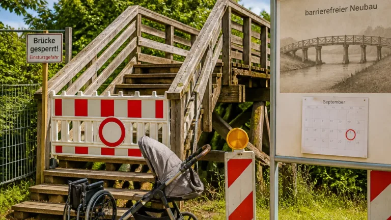 Delmenhorst: Neubau der Graftbrücke soll barrierefrei werden – Umsetzung stockt