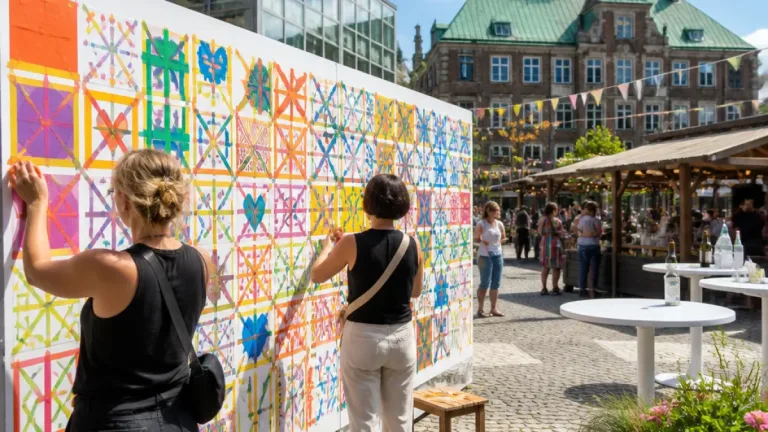 Delmenhorst: „Plakatwand Toleranz“ macht Halt auf dem Rathausplatz beim Weinfest