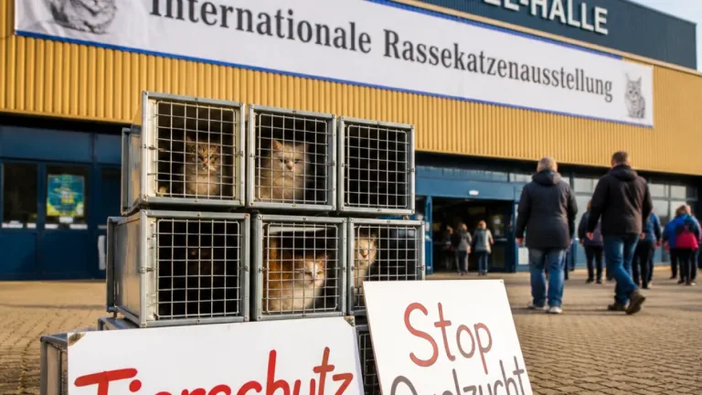 Dessau-Roßlau: PETA kritisiert Rassekatzenausstellung in der Elbe-Rossel-Halle scharf