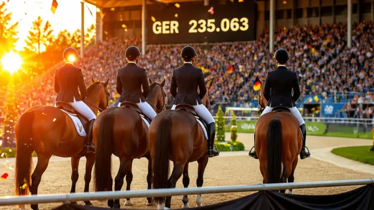 Deutsches Dressur-Team gewinnt in Aachen Gold – Werth führt zum WM-Erfolg